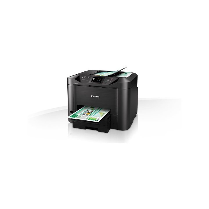 Multifuncion Inkjet Canon Maxify Mb5450 24ppm Wifi Ethernet Duplex Adf 50 B.500 Fax Negro