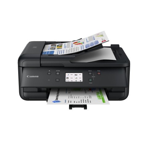 Multifuncion Inkjet Canon Pixma Tr7650 15ppm Wifi Duplex Adf 20 Fax B.200 Color Negro