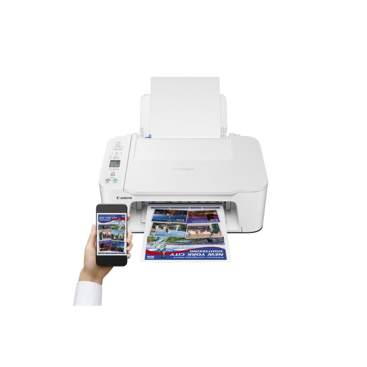 Multifuncion Inkjet Canon Pixma Ts3751i 7.7ppm Wifi B.60 Color Blanco