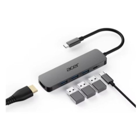 Docking Usb-c Acer 5 En 1 1xhdmi 4k 3xusb-a 3.2...