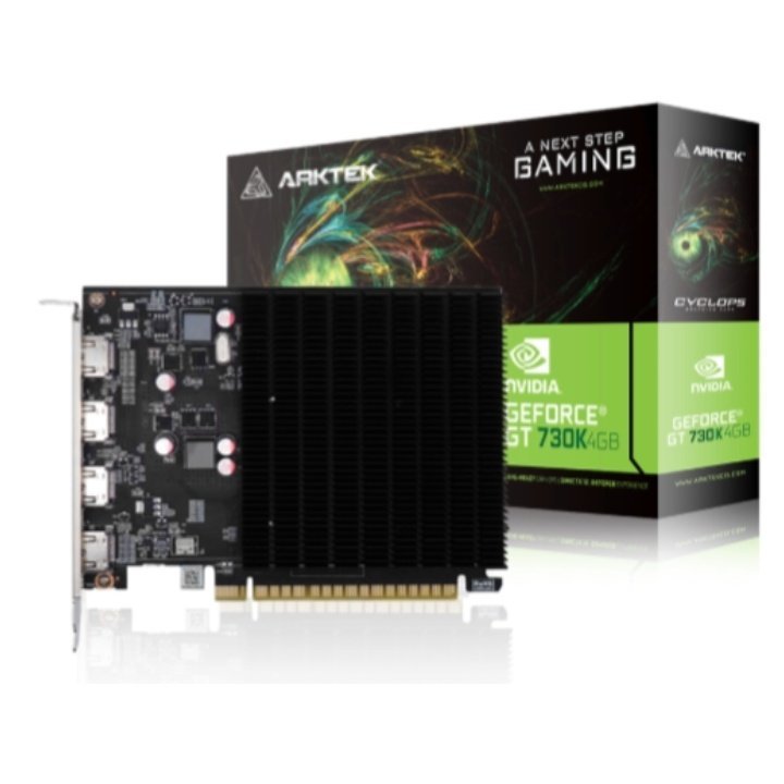 Vga Arktek Geforce Gt 730k 4gb Ddr3 4x Hdmi Cuda 96 128bit Silent (no Fan) Retail