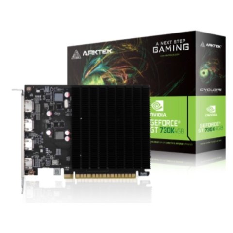 Vga Arktek Geforce Gt 730k 4gb Ddr3 4x Hdmi Cuda 96 128bit Silent (no Fan) Retail