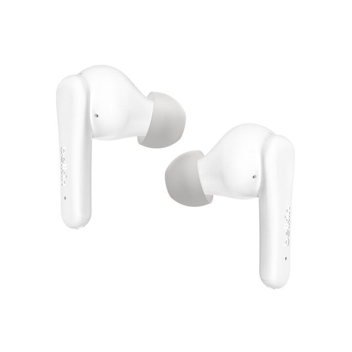 Auricular Intrauditivo Bluetooth Belkin Soundform Rhythm Anc Blanco 28h Ipx5 Multipunto 4mic Usb-c