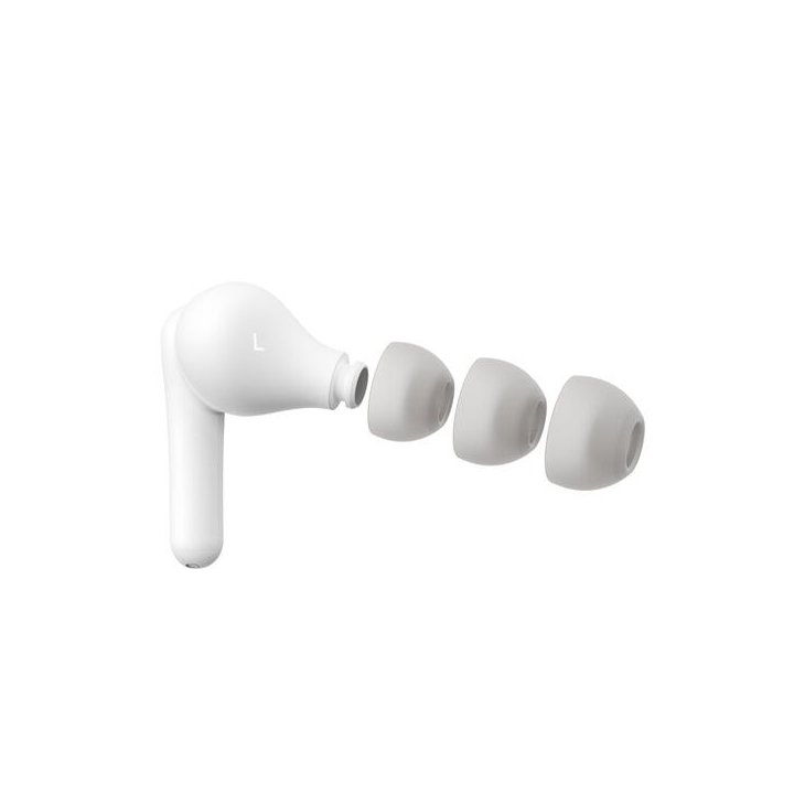 Auricular Intrauditivo Bluetooth Belkin Soundform Rhythm Anc Blanco 28h Ipx5 Multipunto 4mic Usb-c