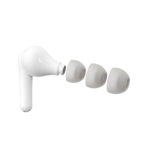 Auricular Intrauditivo Bluetooth Belkin Soundform Rhythm Anc Blanco 28h Ipx5 Multipunto 4mic Usb-c