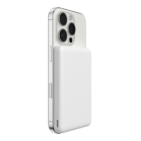 Powerbank Belkin Bpd010hqwh 5000mah 15w 1xusb-c Qi 7.5w Magnetica Carga Simultanea Slim Blanco