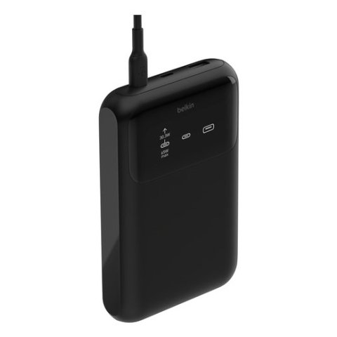 Powerbank Belkin Bpb020btbk 20000mah 65w 2xusb-c Pd 1xusb-a Pantalla Digital Color Negro