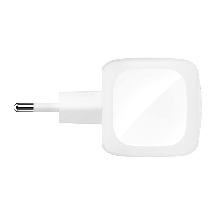 Cargador Usb Pd Belkin Wca011kqwh 65w 1xusb-c Diseño Compacto Color Blanco