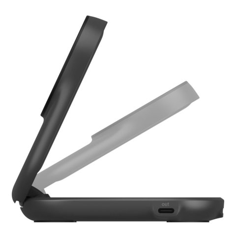Cargador Inalambrico Belkin Wiz039kqbk 25w 2en1 Magnetico Plegable Para Iphone Y Airpods Negro