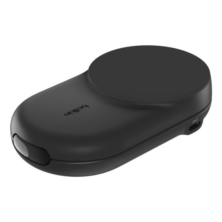 Cargador Inalambrico Belkin Wiz039kqbk 25w 2en1 Magnetico Plegable Para Iphone Y Airpods Negro