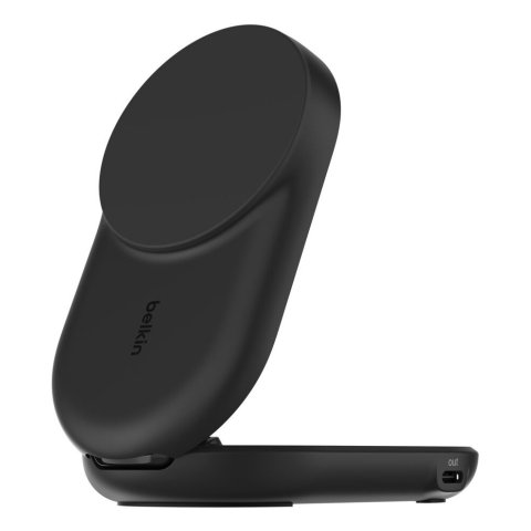 Cargador Inalambrico Belkin Wiz039kqbk 25w 2en1 Magnetico Plegable Para Iphone Y Airpods Negro