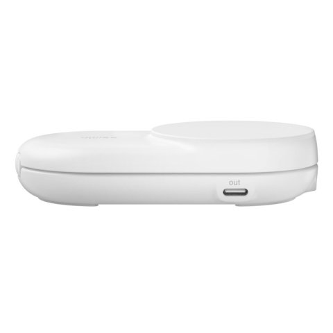 Cargador Inalambrico Belkin Wiz039kqwh Qi2 25w 2en1 Magnetico Plegable Para Iphone Y Airpods Blanco