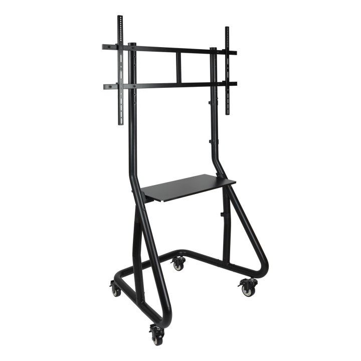 Soporte De Suelo Con Ruedas Tooq Fs20200m-b 1 Pantalla 60"-100" Vesa 200x200-1000x600 Bandeja Negro
