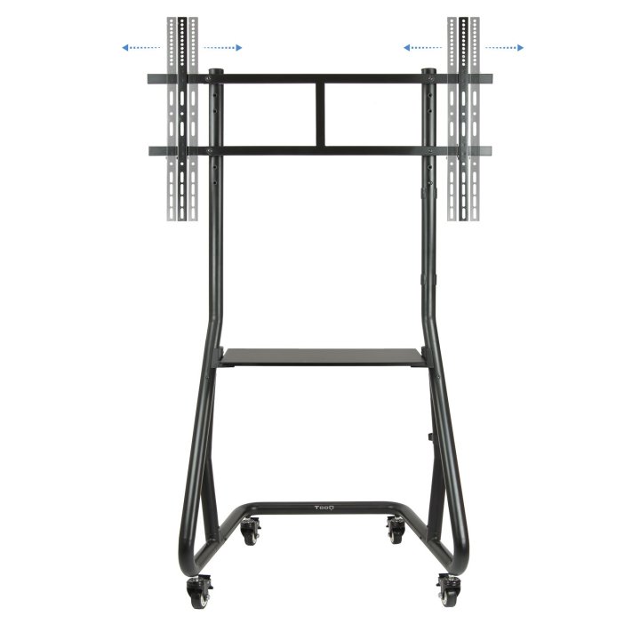 Soporte De Suelo Con Ruedas Tooq Fs20200m-b 1 Pantalla 60"-100" Vesa 200x200-1000x600 Bandeja Negro