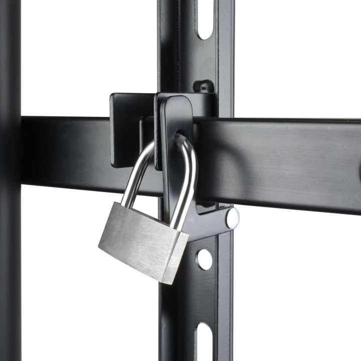 Soporte De Suelo Con Ruedas Tooq Fs20200m-b 1 Pantalla 60"-100" Vesa 200x200-1000x600 Bandeja Negro
