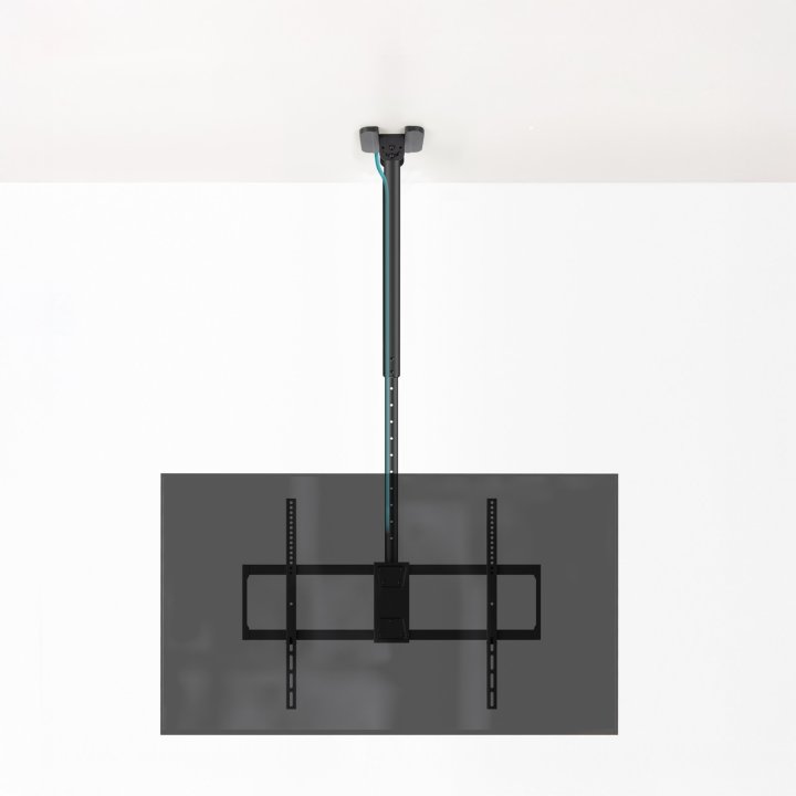Soporte De Techo Tooq Lpce11100tsli-b 1 Pantalla 50"-100" Vesa 800x600 Hasta 80kg Giro 180º Negro