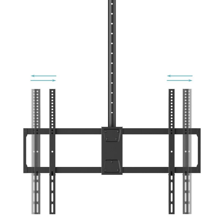 Soporte De Techo Tooq Lpce11100tsli-b 1 Pantalla 50"-100" Vesa 800x600 Hasta 80kg Giro 180º Negro