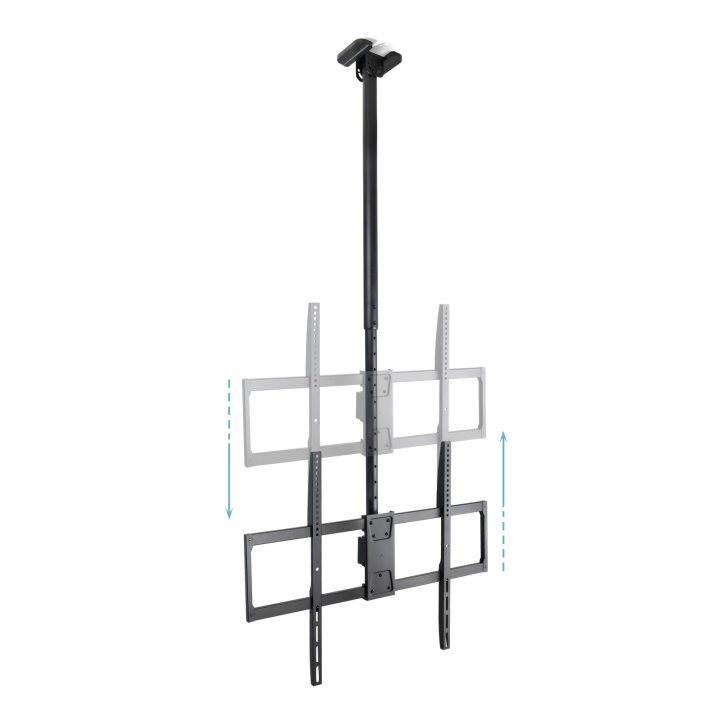 Soporte De Techo Tooq Lpce11100tsli-b 1 Pantalla 50"-100" Vesa 800x600 Hasta 80kg Giro 180º Negro