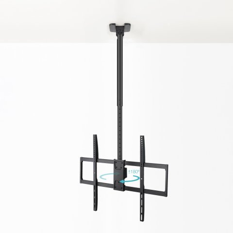 Soporte De Techo Tooq Lpce11100tsli-b 1 Pantalla 50"-100" Vesa 800x600 Hasta 80kg Giro 180º Negro