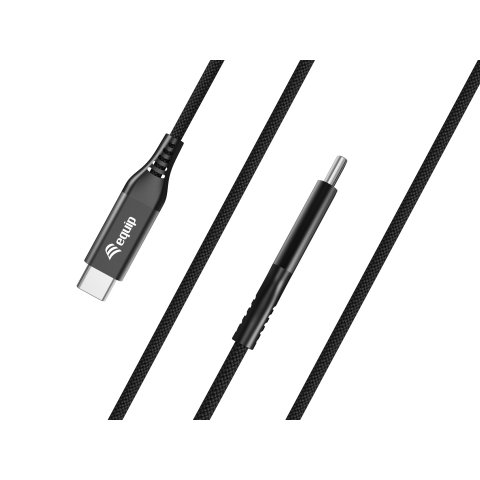 Cable Usb-c A Usb-c  Usb4 Ultra Slim 1.2m Equip 128389 Transferencia 40g 240w 5a Color Negro