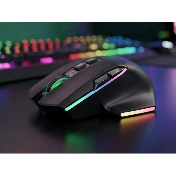 Mouse Mars Gaming Wireless Y Bluetooth Mmw-vector Tri-mode 2.4g Ghz Bt 5.4 Usb-c 7 Botones 12000 Dpi