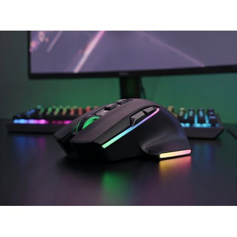 Mouse Mars Gaming Wireless Y Bluetooth Mmw-vector Tri-mode 2.4g Ghz Bt 5.4 Usb-c 7 Botones 12000 Dpi