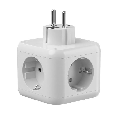 Powercube Mars Gaming Md-cube20w 4 Usb 3 Tomas De Corriente. Regleta Color Blanco