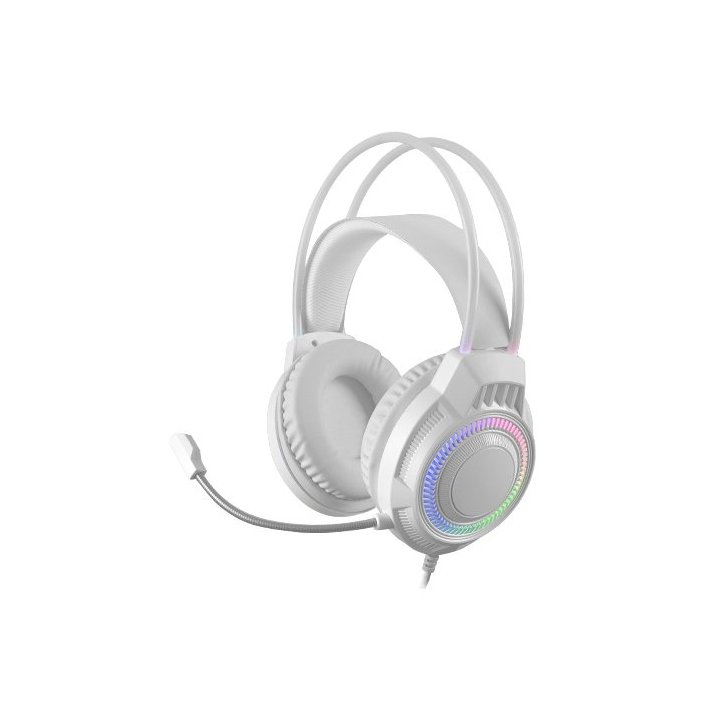 Teclado Mouse Headset Y Alfombrilla Mars Gaming Mcp124prowfr H-mech Rgb 3200dpi Frances Blanco
