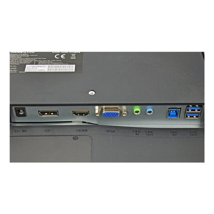Monitor 23.8 Tactil Hdmi Vga Hannspree Ht248ppb Fhd Led 60hz 8ms 300cd m Altavoces Negro
