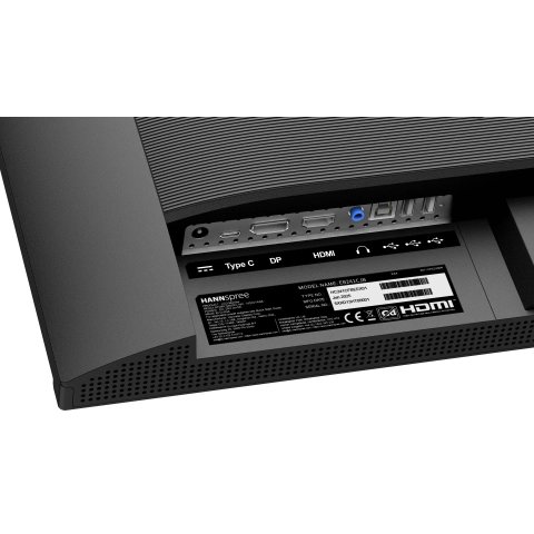 Monitor 23.8 Usb-c Dp Hdmi Hannspree Eb241cjb Hybri Fhd 75hz 6ms 180cd m Altavoces Negro