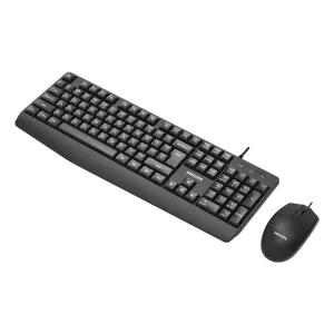 Teclado Y Mouse Philips Spt6237b Cable Usb 2.0 Resistente Agua 1200 Dpi Negro Ergonomico 2