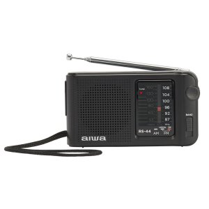 Radio Analogica Portatil Aiwa Rs-44 Am fm Altavoz Integrado Jack 3.5mm Negro Vintage