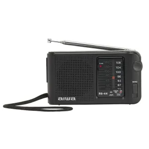 Radio Analogica Portatil Aiwa Rs-44 Am fm Altavoz Integrado Jack 3.5mm Negro Vintage