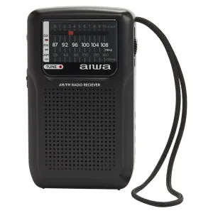 Radio Analogica Portatil Aiwa Rs-33 Am fm Altavoz Integrado Jack 3.5mm Negro Vintage