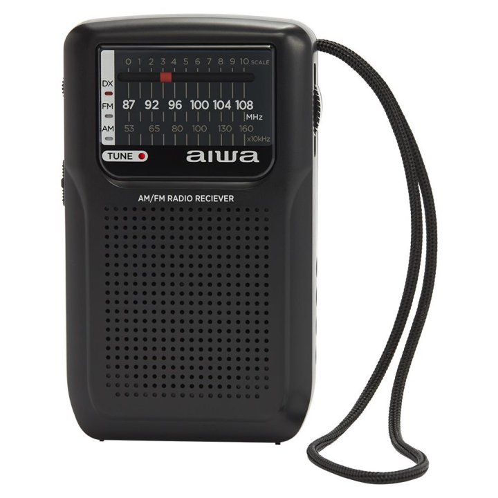 Radio Analogica Portatil Aiwa Rs-33 Am fm Altavoz Integrado Jack 3.5mm Negro Vintage