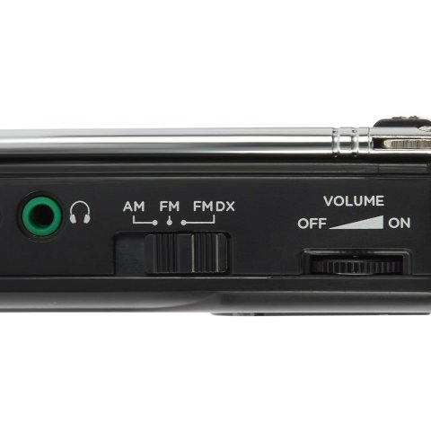 Radio Analogica Portatil Aiwa Rs-33 Am fm Altavoz Integrado Jack 3.5mm Negro Vintage